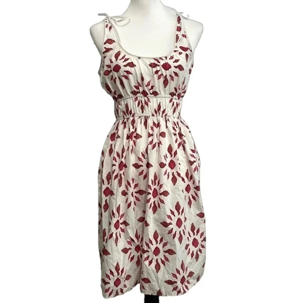 Never a Wallflower Red, White and Blue Striped Sun Dress Women’s size XS NWT